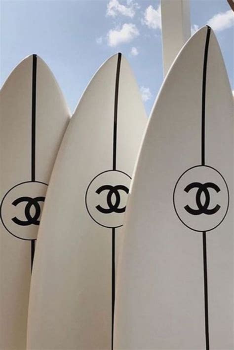 surfboard chanel designs|Chanel surfboard sweatshirt.